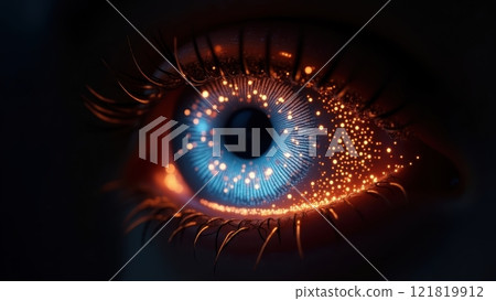 Mesmerizing High Fidelity Digital Eye Artwork 121819912