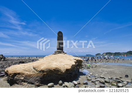 [鎌倉市] 退潮時的瓦開島 121820525