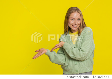Woman raising hands asking what why reason of failure demonstrating disbelief irritation by troubles Woman raising hands asking what why reason of failure demonstrating disbelief irritation by troubles 121821455