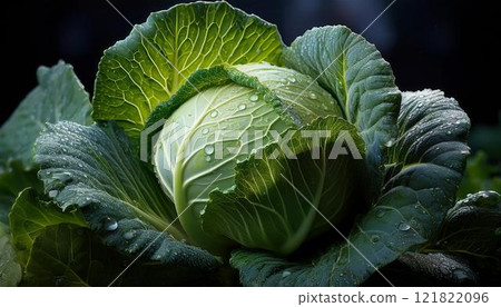 Fresh large cabbage 3 121822096