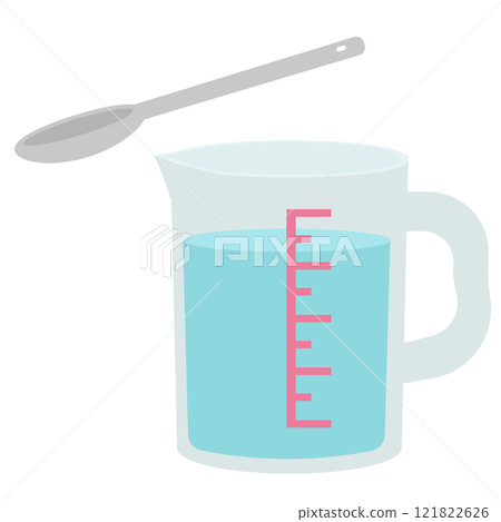 Measuring cup and measuring spoon 121822626