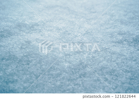 Close up of fresh snow texture 121822644