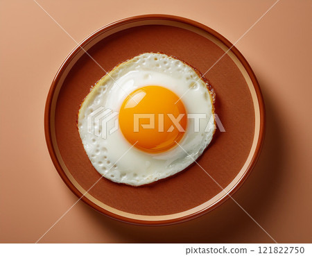 Fried egg sunny side up 121822750