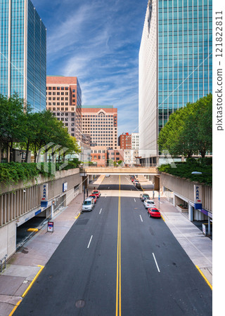 Hartford, Connecticut, USA Downtown Cityscape 121822811