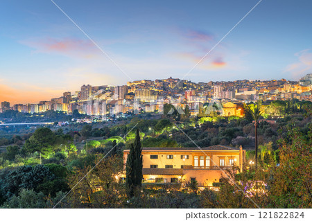 Agrigento, Sicily, Italy Cityscape 121822824