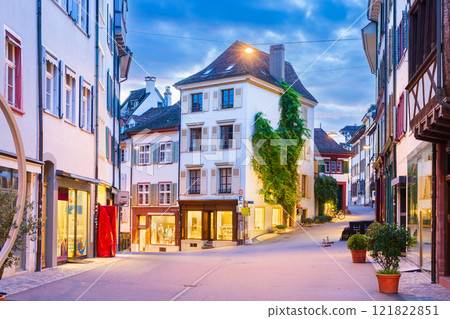 Basel, Switzerland in the Old Town 121822851