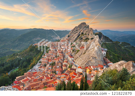 Pietrapertosa, Italy Mountaintop Village 121822870