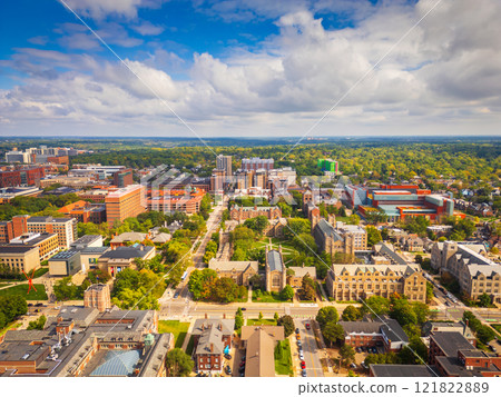 Ann Arbor, Michigan, USA College Town Skyline Ann Arbor, Michigan, USA College Town Skyline 121822889