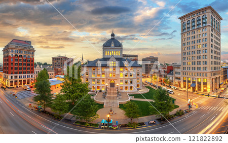 Lexington, Kentucky, USA Historic Downtown Cityscape 121822892