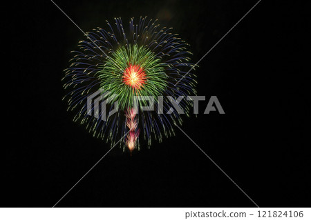 2011 Kyowa Tanabata Fireworks - 100cm x 100cm Double-centered Chrysanthemum 2011 Kyowa Tanabata Fireworks - 100cm x 100cm Double-centered Chrysanthemum 121824106