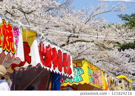 Business image: Cherry blossom festival stall curtain Business image: Cherry blossom festival stall curtain 121824218
