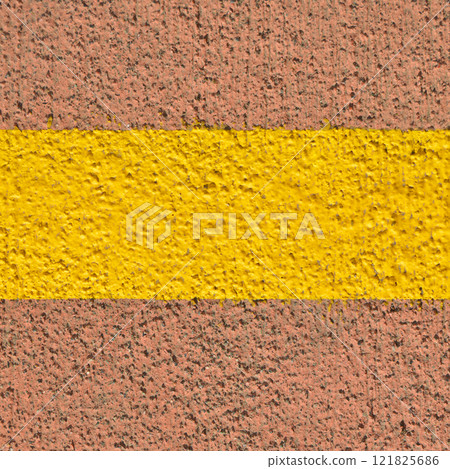 Clean asphalt yellow line road texture seamless with background appearance Clean asphalt yellow line road texture seamless with background appearance 121825686