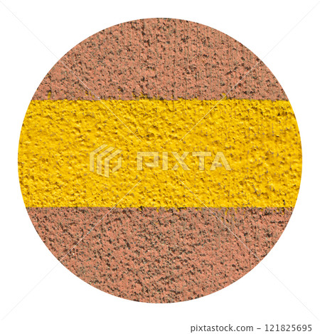 Clean asphalt yellow line road texture seamless with background appearance 121825695
