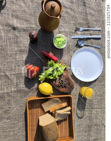Vegetables and fruits on a wooden table. High quality photos Vegetables and fruits on a wooden table. High quality photos 121825784