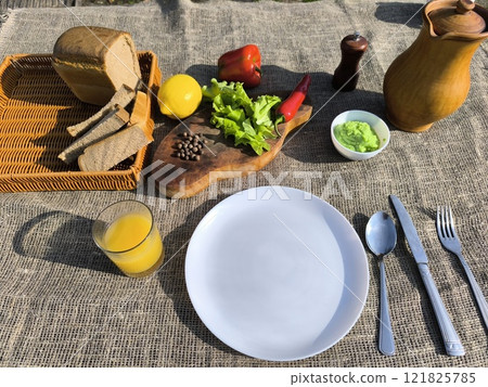 Vegetables and fruits on a wooden table. High quality photos Vegetables and fruits on a wooden table. High quality photos 121825785