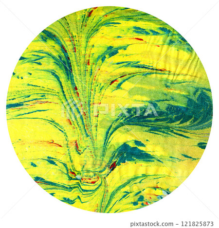 Ebru handmade art, traditional Turkish Ebru technique, painting on water, followed by paper prints Ebru handmade art, traditional Turkish Ebru technique, painting on water, followed by paper prints 121825873