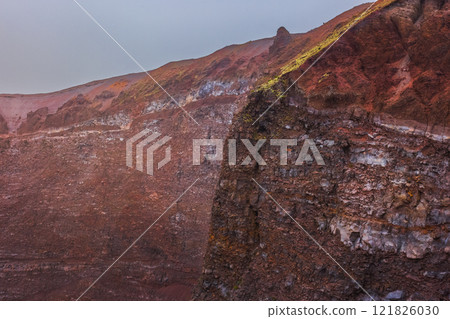 Volcano Crater - Mt. Vesuvius in Italy Volcano Crater - Mt. Vesuvius in Italy 121826030