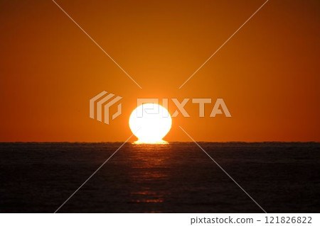 Daruma morning sun rises 121826822