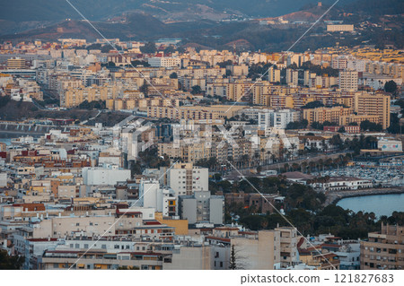 Close up view of the downton of Ceuta, spanish city in the north of Africa Close up view of the downton of Ceuta, spanish city in the north of Africa 121827683
