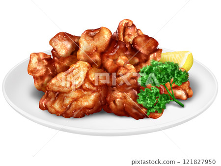 炸雞 日本料理 炸雞 菜餚 油炸食品 炸雞 日本料理 炸雞 菜餚 油炸食品 121827950