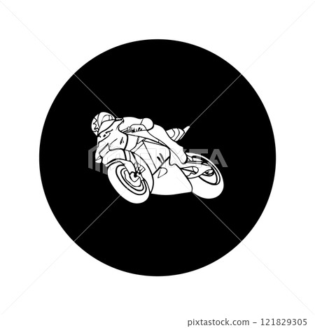motorbike icon vectors illustration 121829305