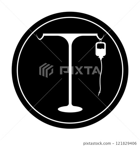 vector symbol illustration infusion icon 121829406