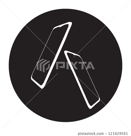 vectors illustration icon gadget mobile phone 121829581