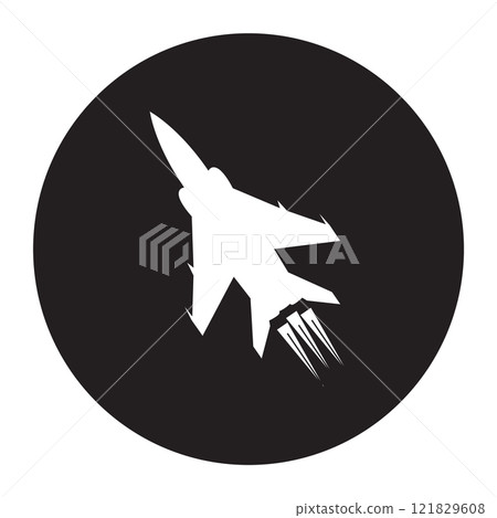 fighter plane icon vectors illustration symbol design fighter plane icon vectors illustration symbol design 121829608