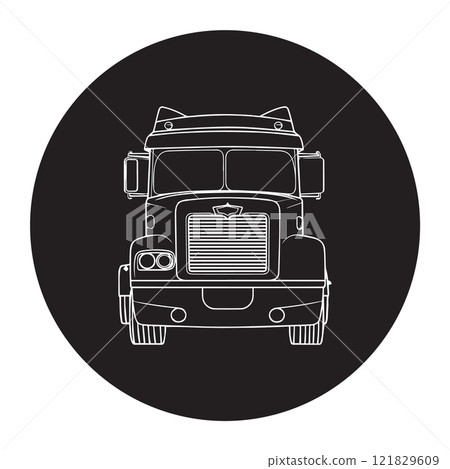 vector car large vehicle symbol illustration vector car large vehicle symbol illustration 121829609