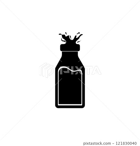drinking bottle icon, vectors illustration, symbol design 121830040