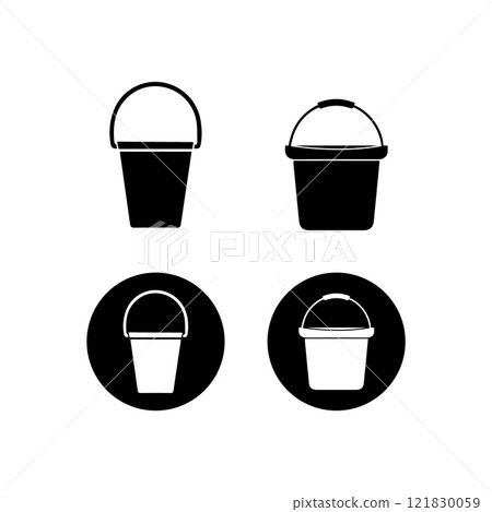 bucket icon, vectors illustration symbol design bucket icon, vectors illustration symbol design 121830059