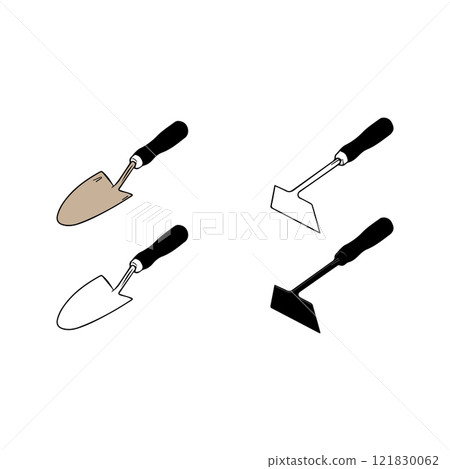 hoe icon, vectors illustration symbol design hoe icon, vectors illustration symbol design 121830062