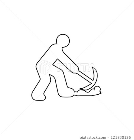 worker icon, vectors illustration, symbol design worker icon, vectors illustration, symbol design 121830126