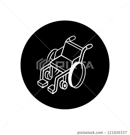 wheelchair icon, vectors illustration wheelchair icon, vectors illustration 121830157