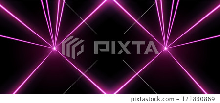 Laser rays or beams, glowing neon lines, bright futuristic background. Laser rays or beams, glowing neon lines, bright futuristic background. 121830869