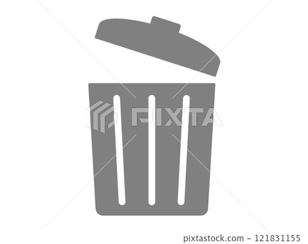 Trash silhouette icon Trash silhouette icon 121831155