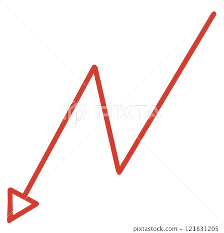 arrow line clip art  121831205