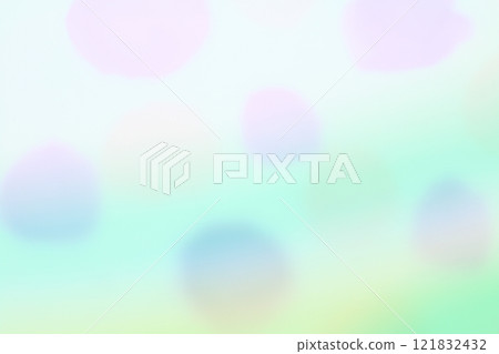 A circular pattern background in soft, faded pastel colors 121832432