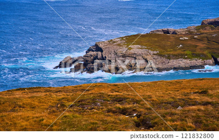 Arranmore Island in Donegal IrelandA Serene and Picturesque Landscape Consisting of Beautiful Lakes Arranmore Island in Donegal IrelandA Serene and Picturesque Landscape Consisting of Beautiful Lakes 121832800