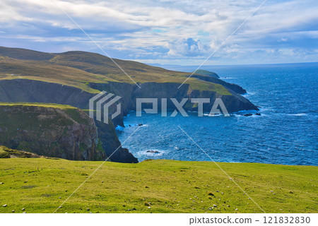 Arranmore Island in Donegal IrelandA Serene and Picturesque Landscape Consisting of Beautiful Lakes 121832830