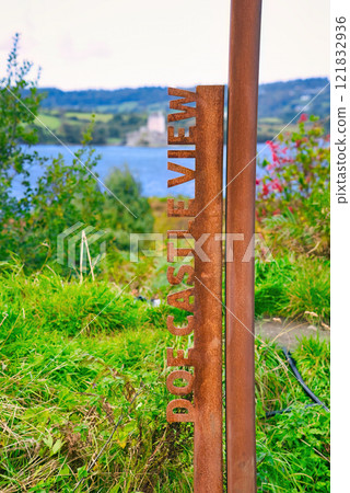 Doe Castle in Donegal Ireland - A Stunning Historic Castle Tower Nestled Among a Lush Natural Doe Castle in Donegal Ireland - A Stunning Historic Castle Tower Nestled Among a Lush Natural 121832936