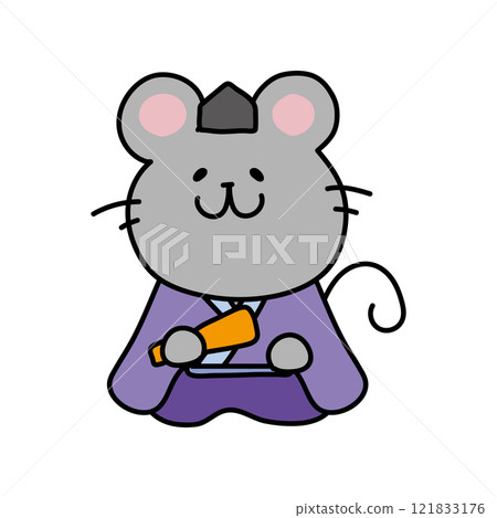 Five musicians (chanting) for the Mouse Doll 121833176