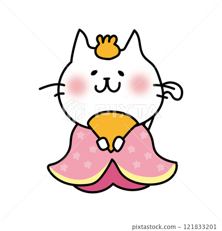 White cat Hina doll princess White cat Hina doll princess 121833201
