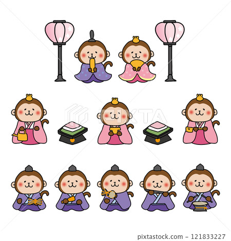 猴子娃娃套裝 猴子娃娃套裝 121833227