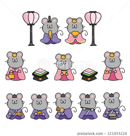 老鼠娃娃套裝 121833228