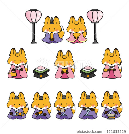 Fox Hina Doll Set Fox Hina Doll Set 121833229