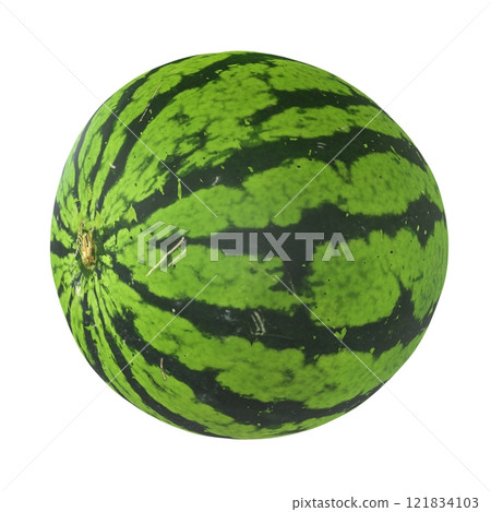 Fresh watermelon on white, perfect for summer dishes and drinks 121834103