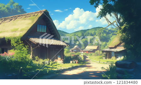 日本鄉村風景生成ai 日本鄉村風景生成ai 121834480