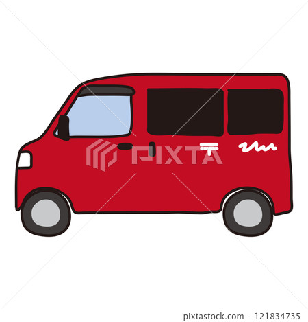 一輛郵政車 121834735