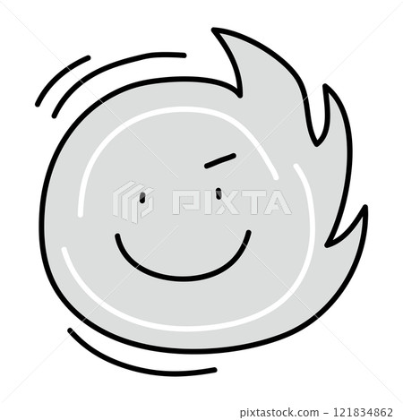 天氣符號颱風 121834862